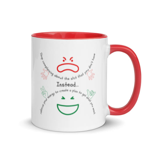 Taza de café con planificador de empoderamiento