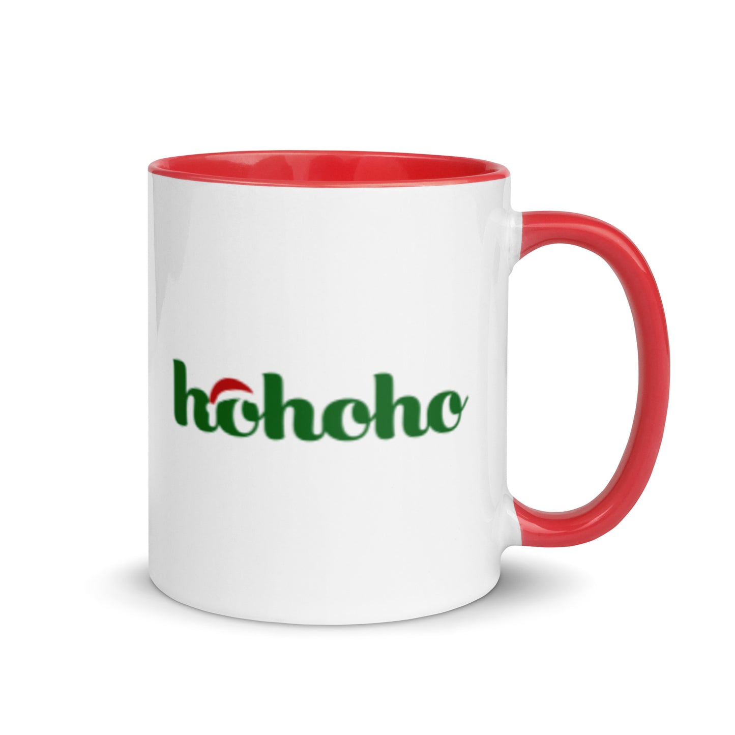 Taza de café con la alegría de Papá Noel