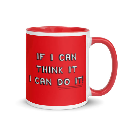 Taza de café roja Empoderamiento en cada sorbo