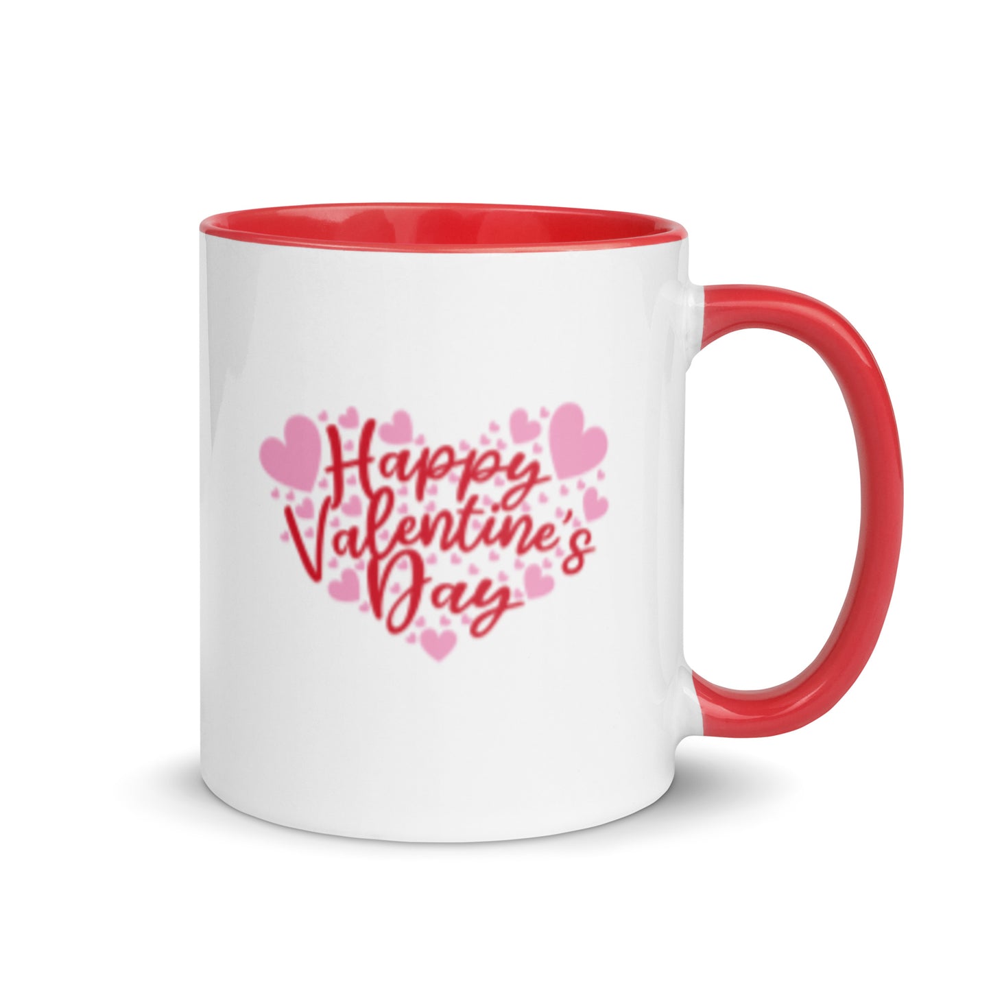 Taza de café con saludos sinceros para el día de San Valentín