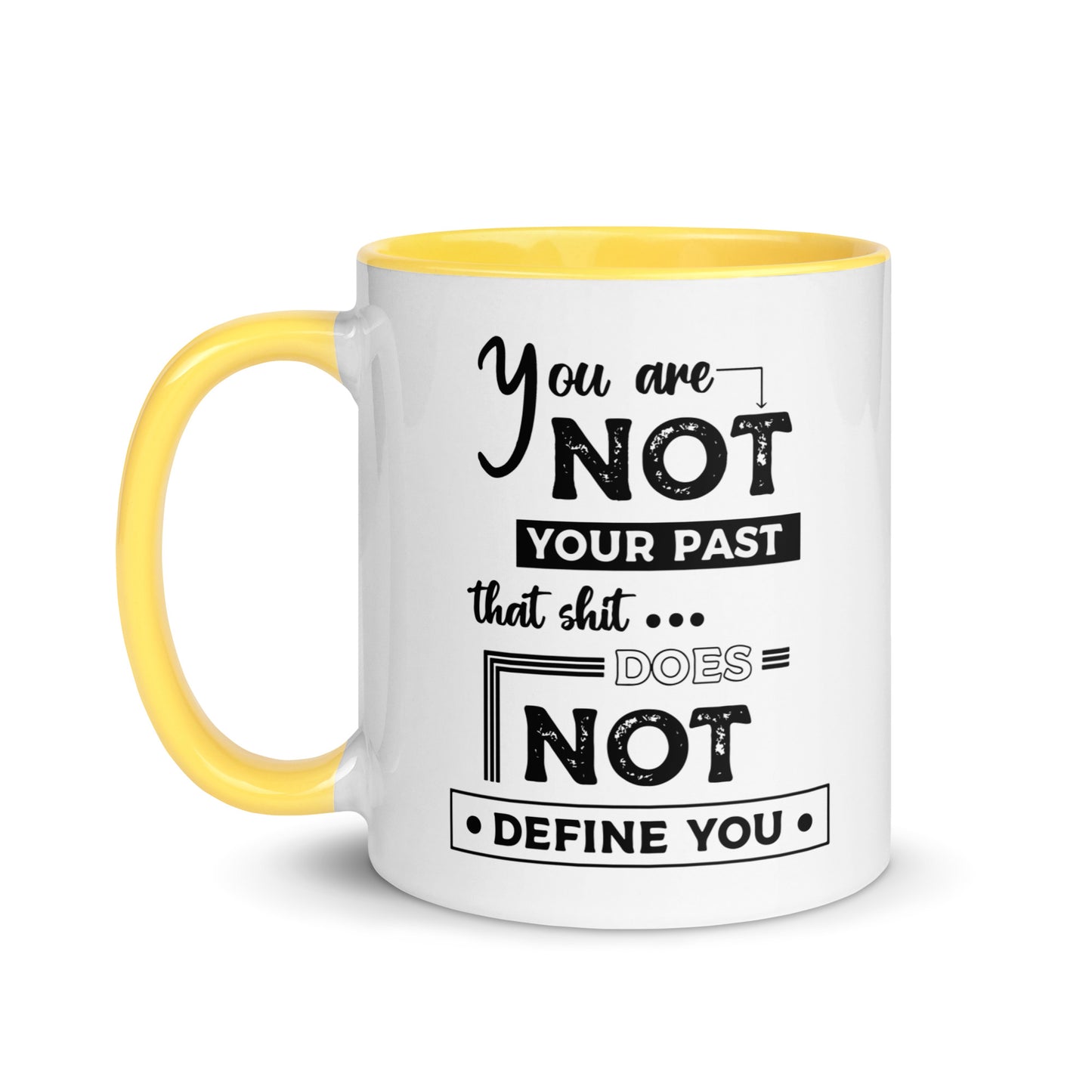 Taza de café Pasado atrás, futuro por delante