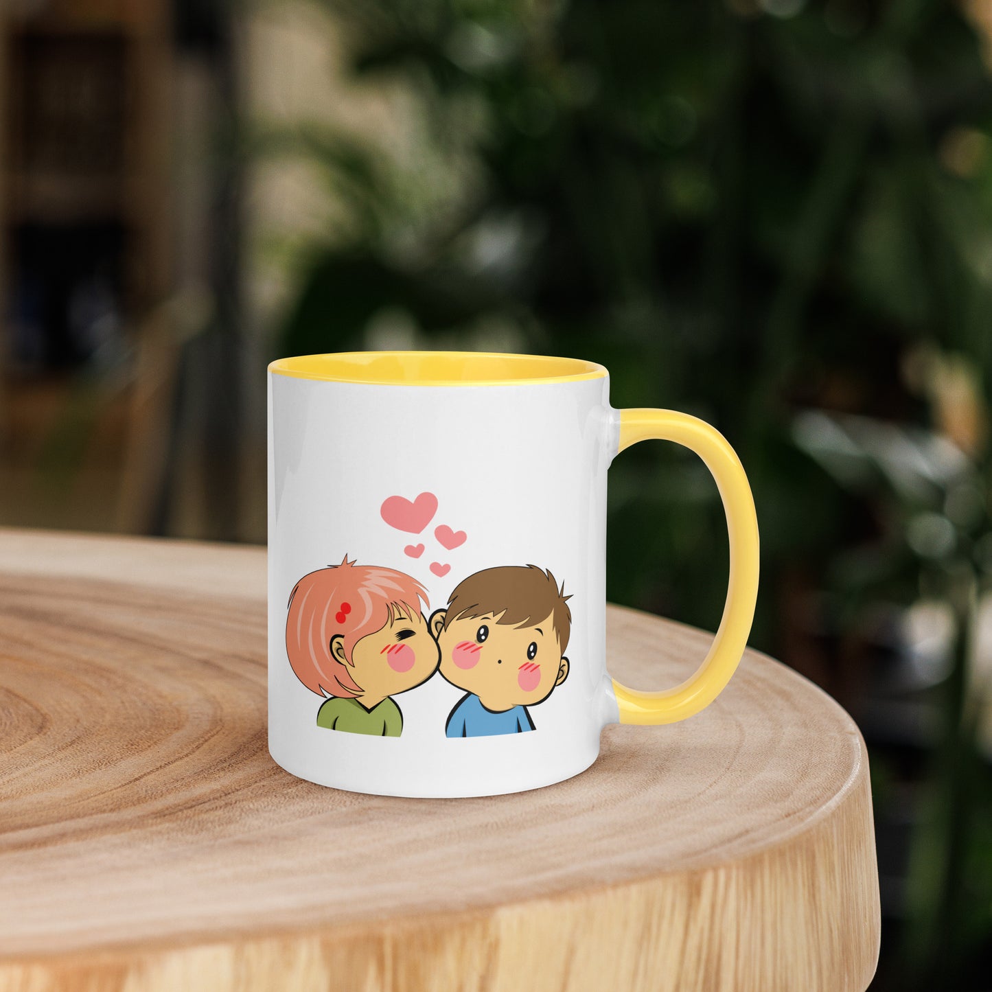 Taza de café El dulce abrazo del amor