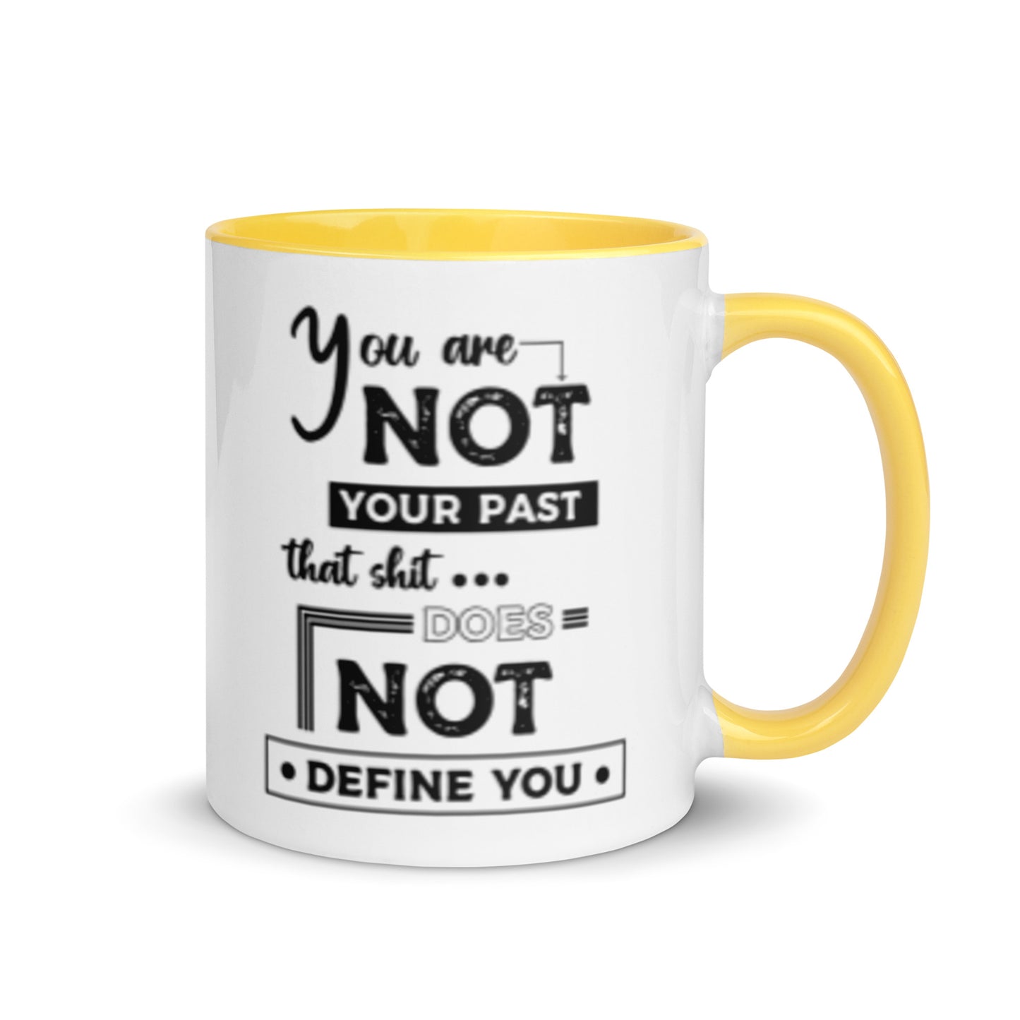 Taza de café Pasado atrás, futuro por delante
