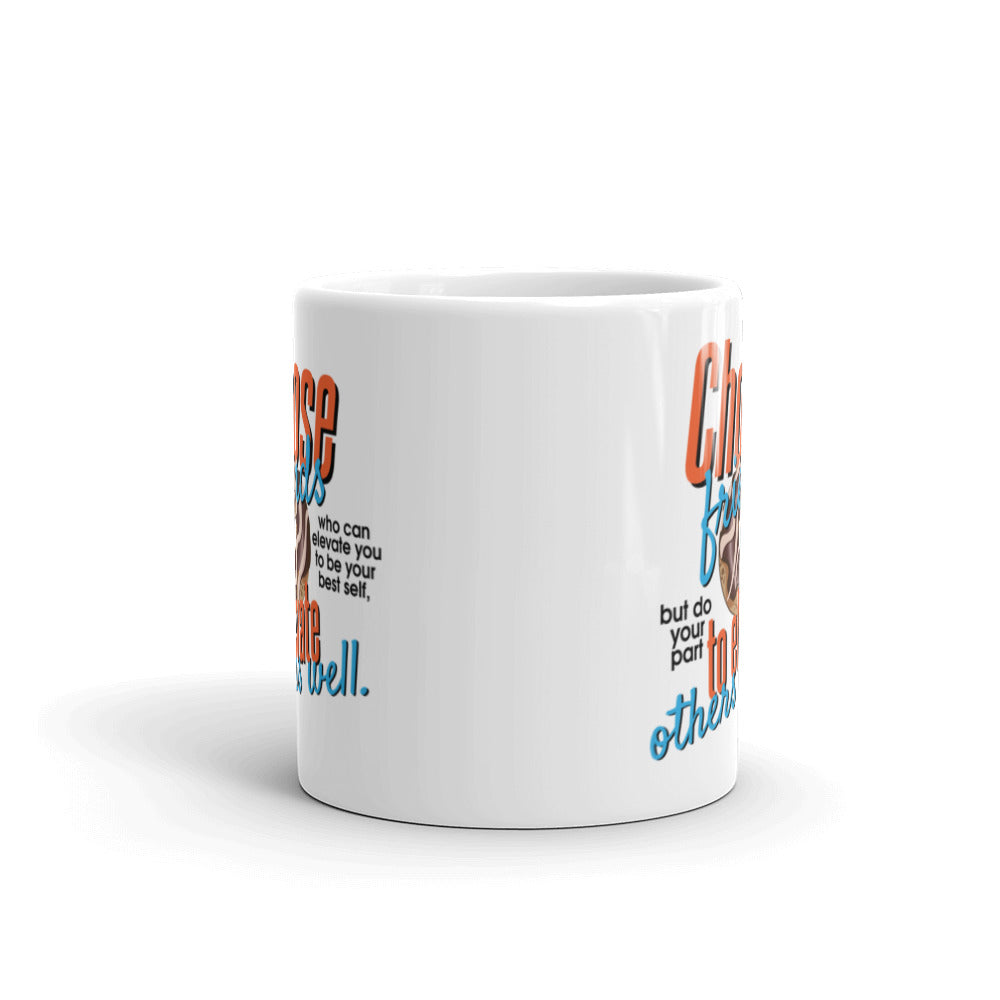 Taza de café Donut of Friendship: Elevar y animar juntos
