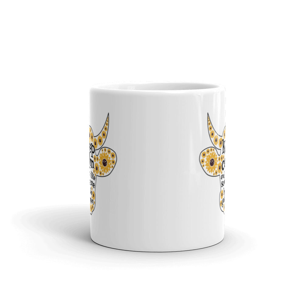 Taza de café con el mensaje "Guardián de la puerta"