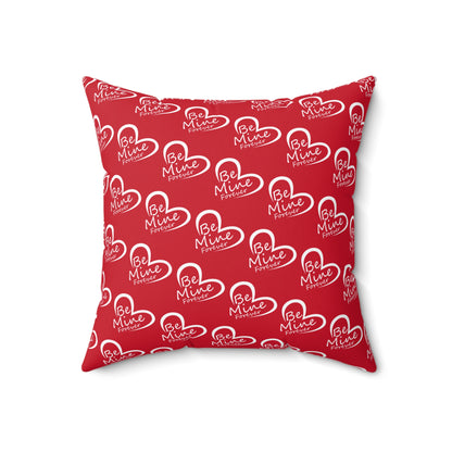 Forever Heartfelt Red Throw Pillow