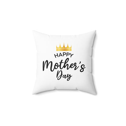 Mother’s Day Serenity White Throw Pillow