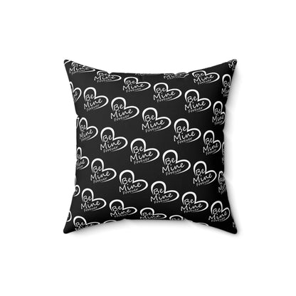 Heartfelt Affection: Be Mine Forever Pattern Throw Pillow