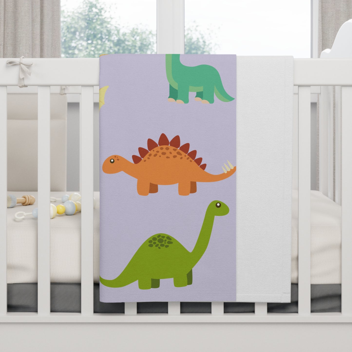 Snuggle Saurus Soft Fleece Baby Blanket