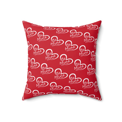 Forever Heartfelt Red Throw Pillow