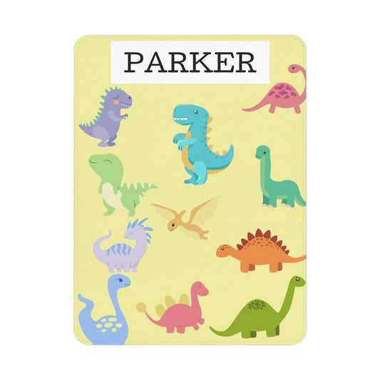 Couverture personnalisée pour tout-petits Sunny Dino