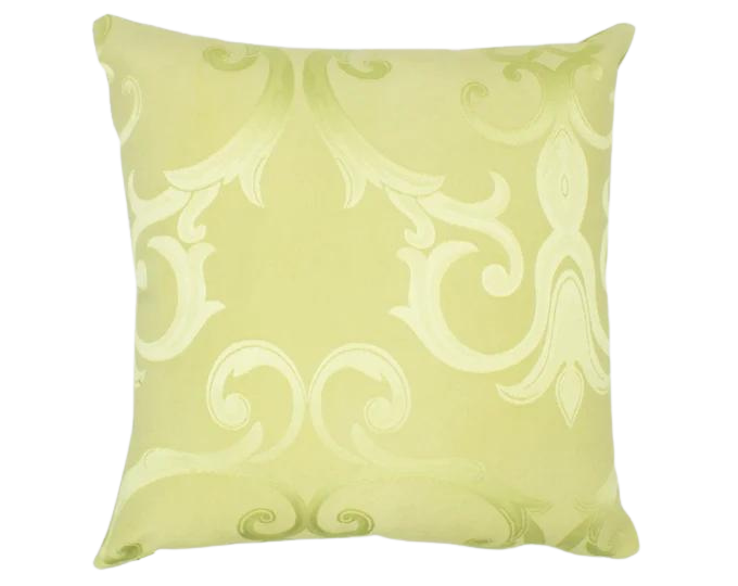 Light Green Satin Throw Pillow Cover 16x16 and 14x14 - Modern Decor for Living Room, Bedroom, and Office