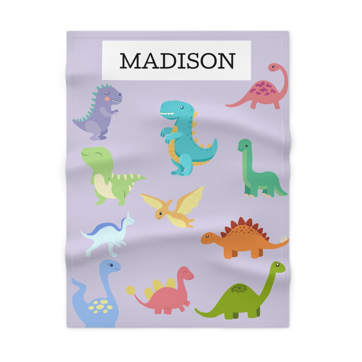 Snuggle Saurus Soft Fleece Baby Blanket