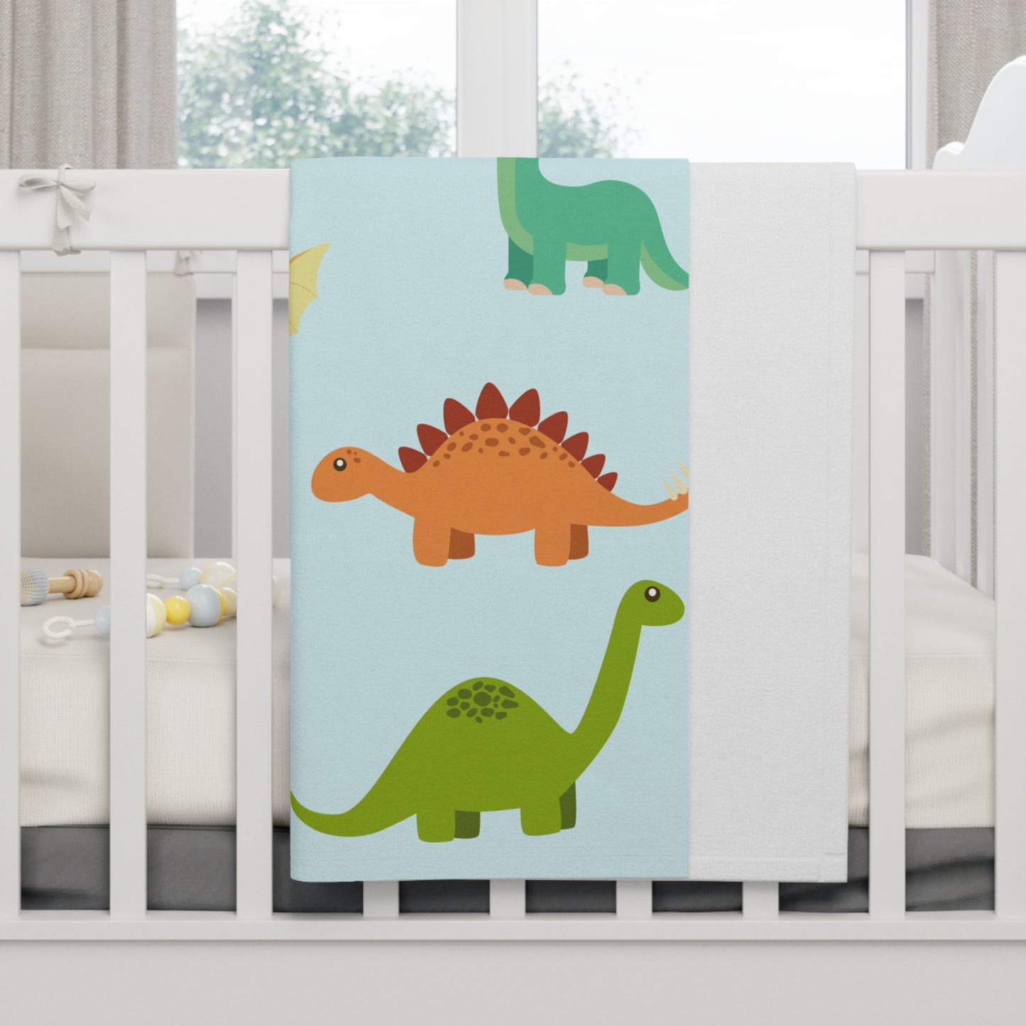 Couverture polaire douce pour bébé Jurassic Cuddles