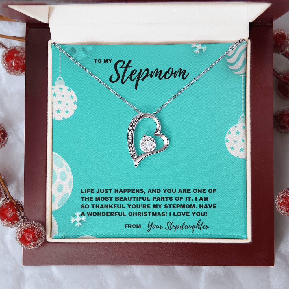 To My Stepmom: A Christmas Necklace Celebrating Love and Gratitude