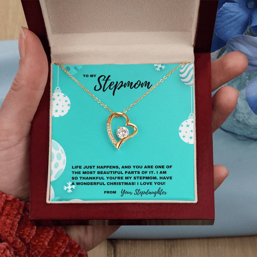 To My Stepmom: A Christmas Necklace Celebrating Love and Gratitude