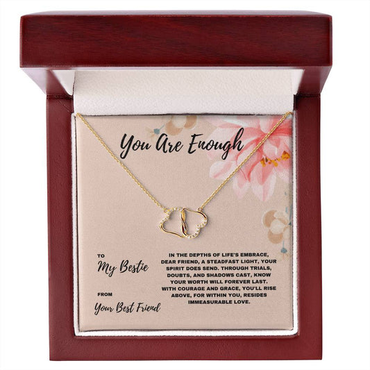 You Are Enough | Supportive Friendship Jewelry | Encouraging Keepsake for Support and Friendship