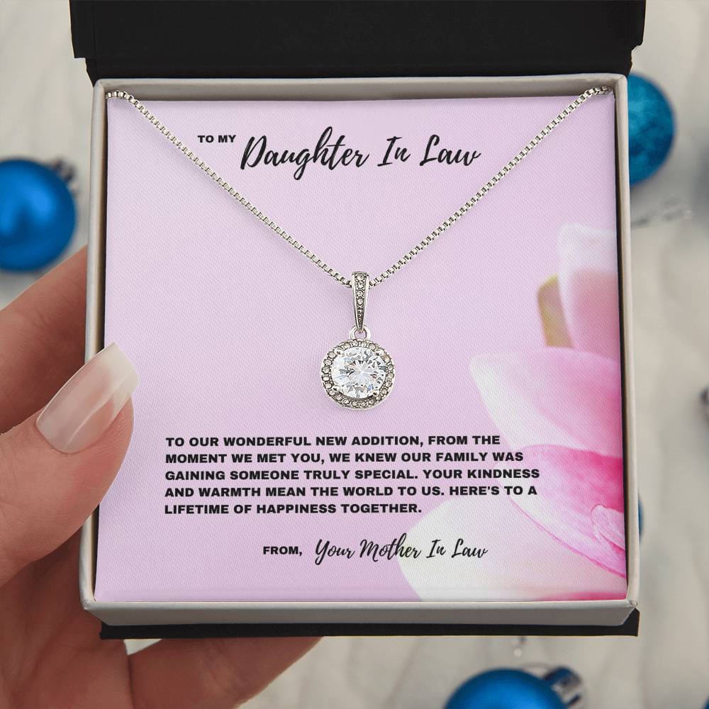 Kindness and Warmth Necklace for Daughter-In-Law | A Cherished Addition