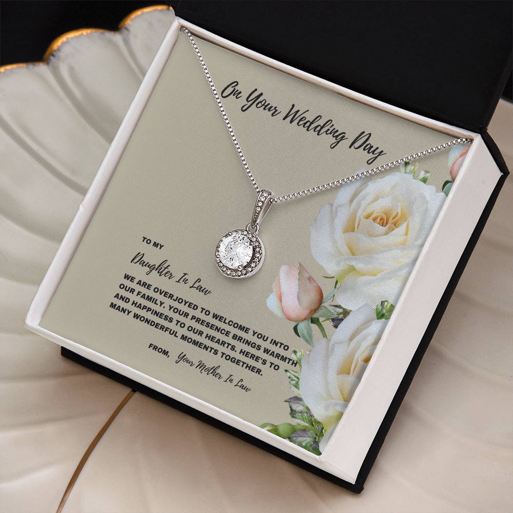 Wedding Day Welcome Jewelry Gift for Daughter-In-Law | Eternal Hope Necklace