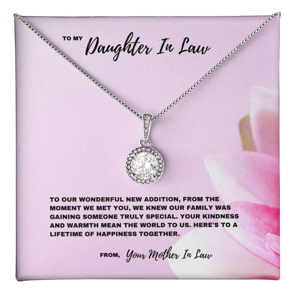 Kindness and Warmth Necklace for Daughter-In-Law | A Cherished Addition