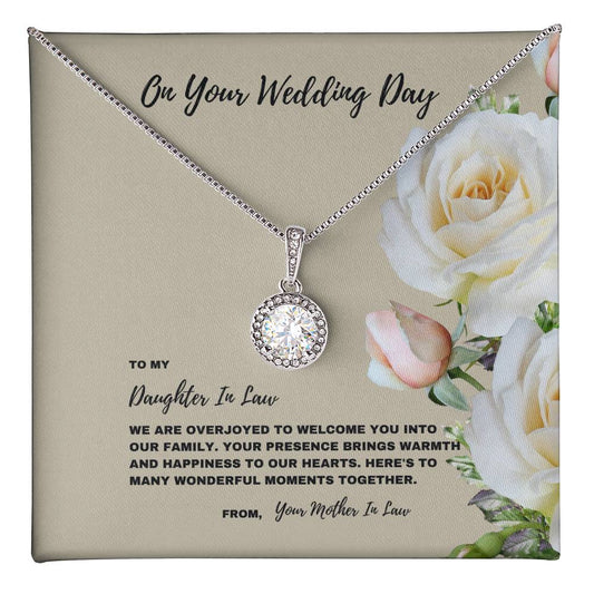 Wedding Day Welcome Jewelry Gift for Daughter-In-Law | Eternal Hope Necklace