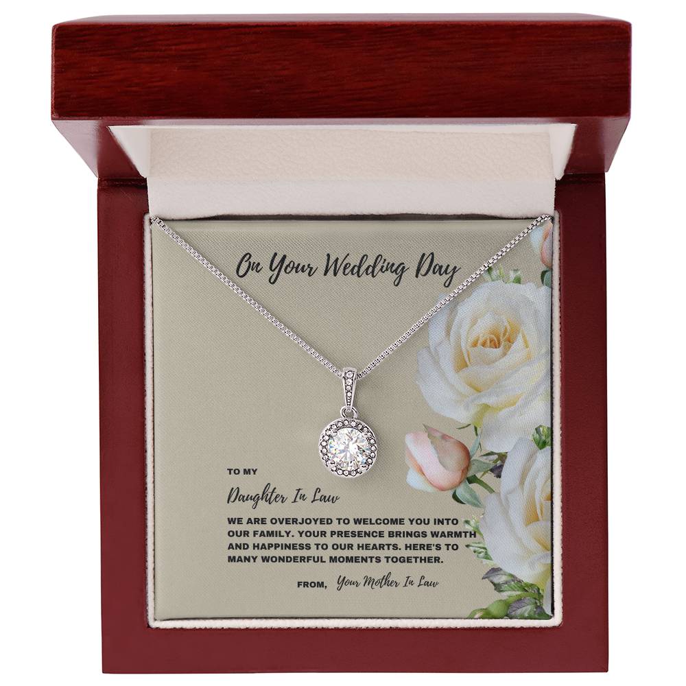 Wedding Day Welcome Jewelry Gift for Daughter-In-Law | Eternal Hope Necklace