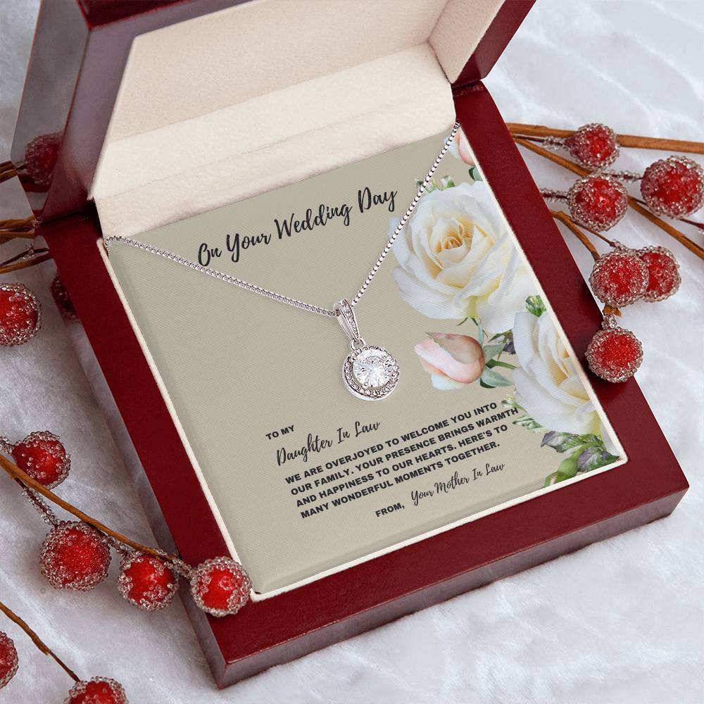 Wedding Day Welcome Jewelry Gift for Daughter-In-Law | Eternal Hope Necklace