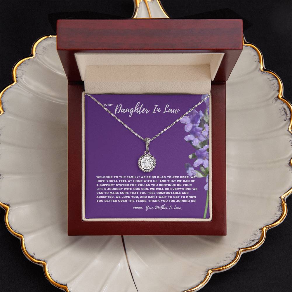 Jewelry Gift To Welcome New Daughter In Law - Eternal Hope Necklace