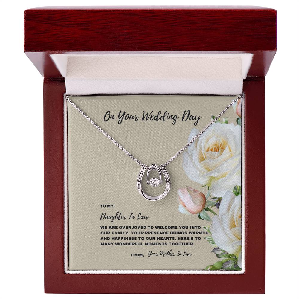 Happiness and Warmth Necklace for Daughter-In-Law | Lucky In Love