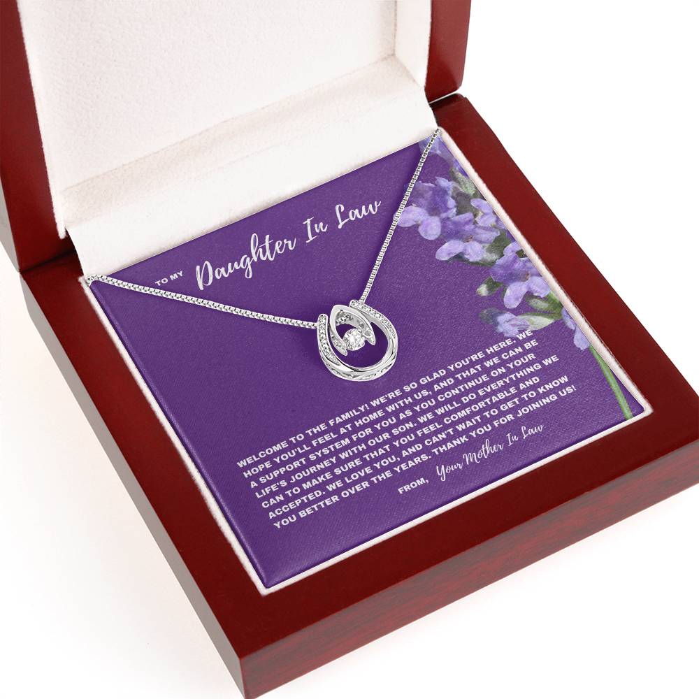 Heartfelt Welcome Necklace for Daughter-In-Law  | New Family Journey