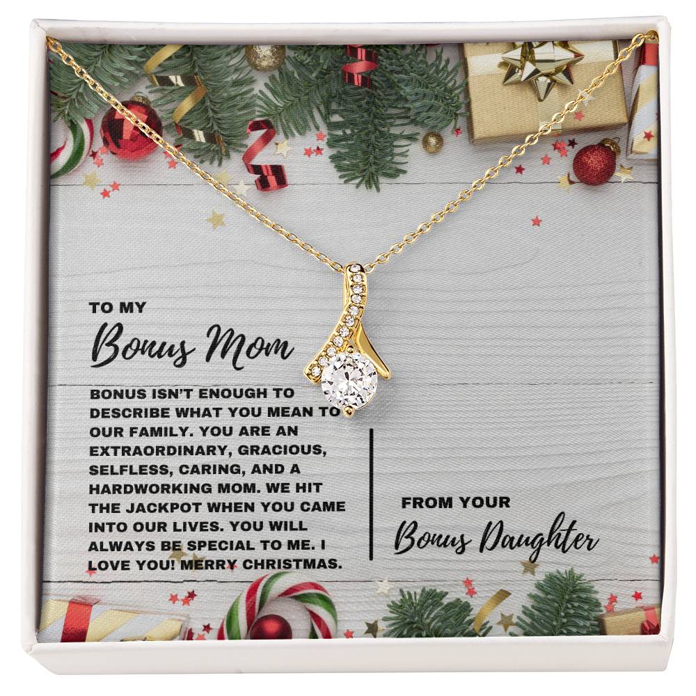 To My Bonus Mom: A Christmas Necklace for an Extraordinary Woman