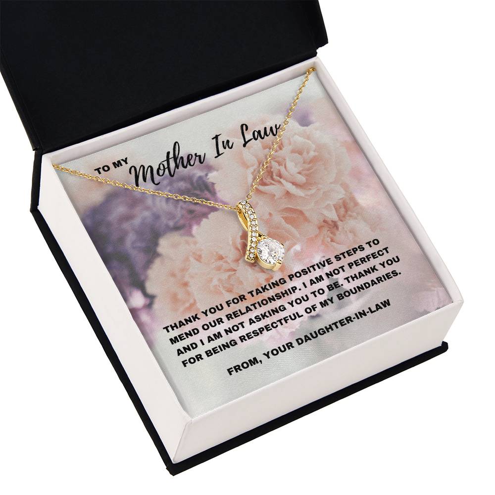 Thank You for Mending Our Relationship: Mother-in-Law Appreciation Jewelry