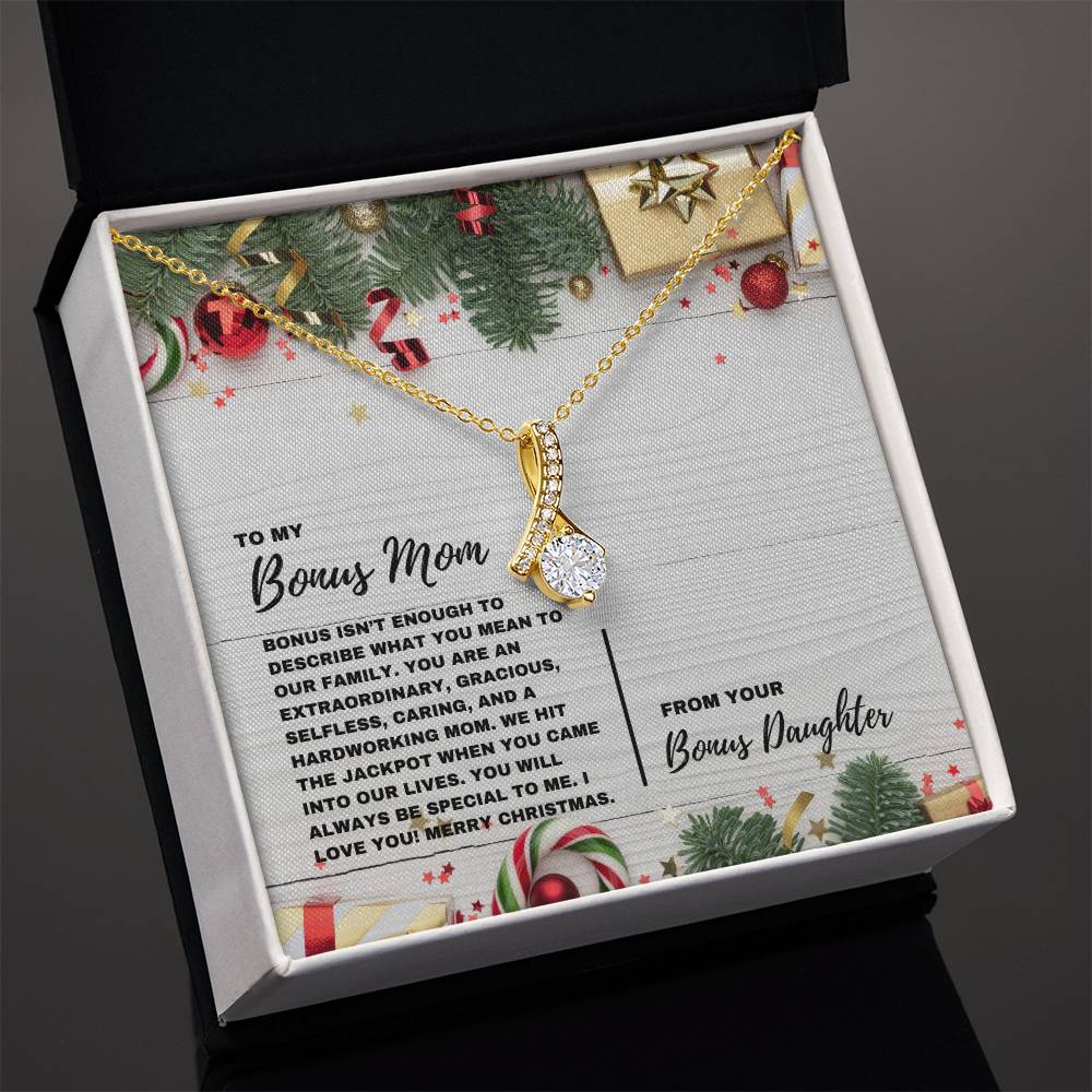 To My Bonus Mom: A Christmas Necklace for an Extraordinary Woman