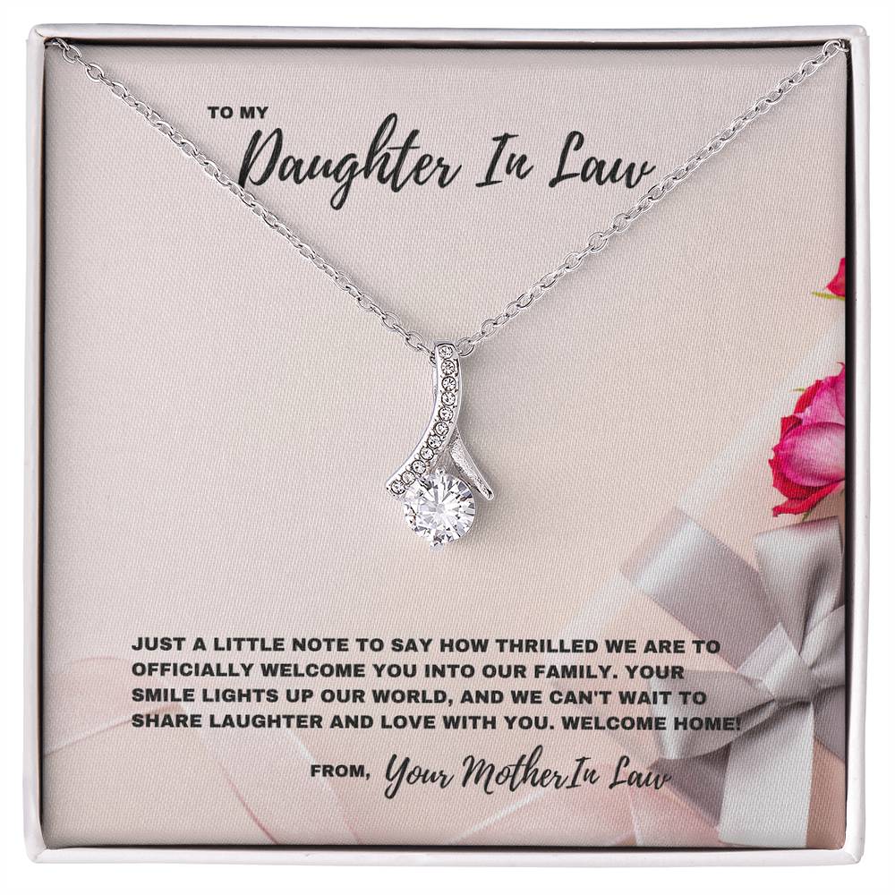 Thrilled to Have You | Welcome Necklace for Daughter-In-Law