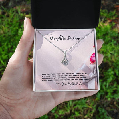 Thrilled to Have You | Welcome Necklace for Daughter-In-Law