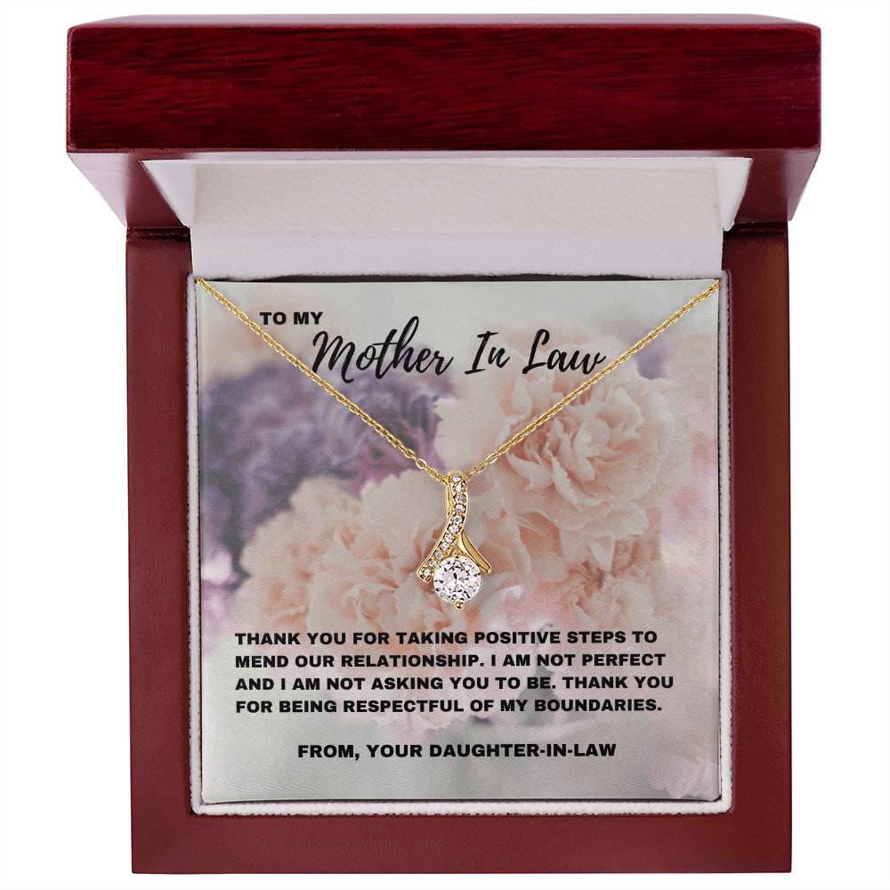 Thank You for Mending Our Relationship: Mother-in-Law Appreciation Jewelry