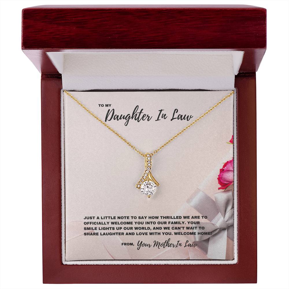 Thrilled to Have You | Welcome Necklace for Daughter-In-Law