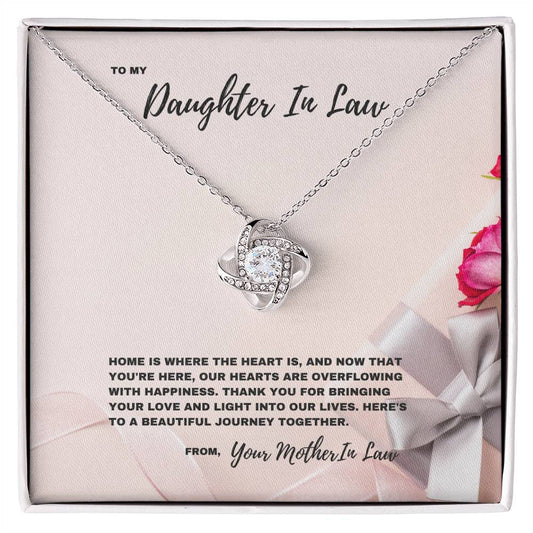 Overflowing With Happiness Necklace Gift for Daughter-In-Law