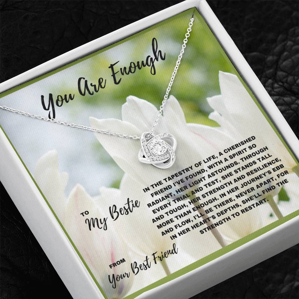 You Are Enough | Strength and Resilience | A Thoughtful Jewelry Gift for Friends Who Overcome