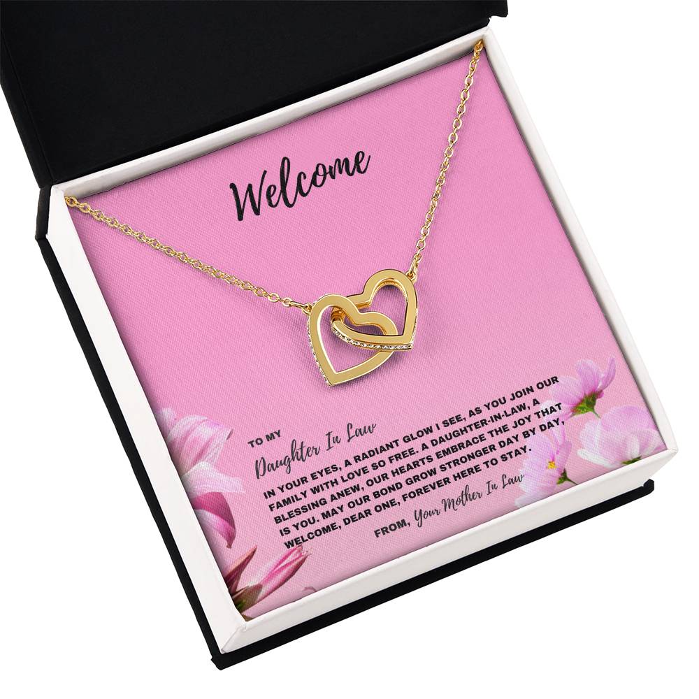 Radiant Glow Necklace for Daughter-In-Law | Embracing Family