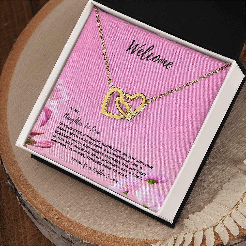 Radiant Glow Necklace for Daughter-In-Law | Embracing Family