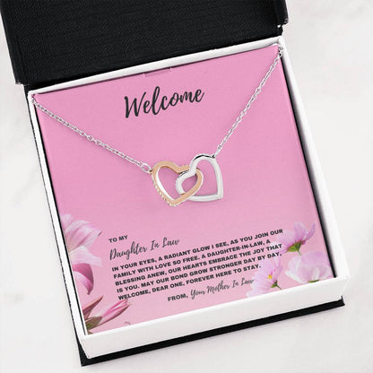 Radiant Glow Necklace for Daughter-In-Law | Embracing Family