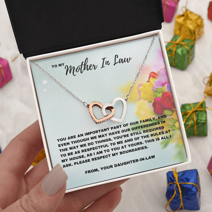 Respeto mutuo: importantes límites Collar para mi suegra