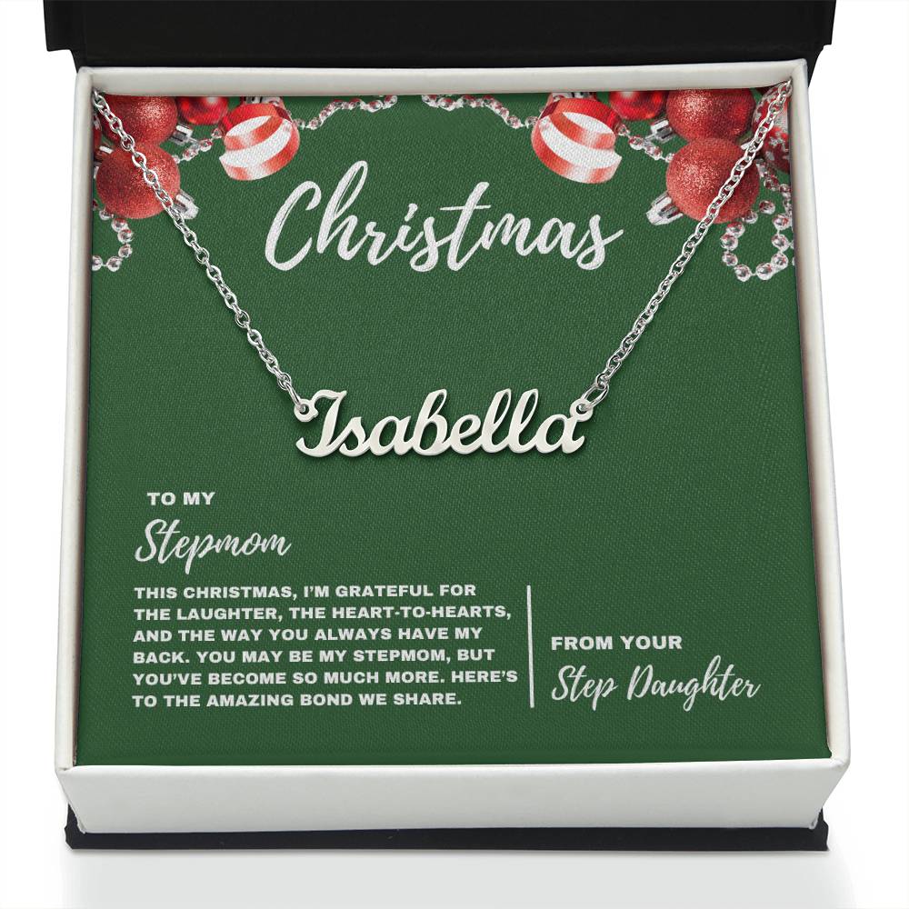 To My Stepmom: A Special Christmas Necklace from Your Stepdaughter