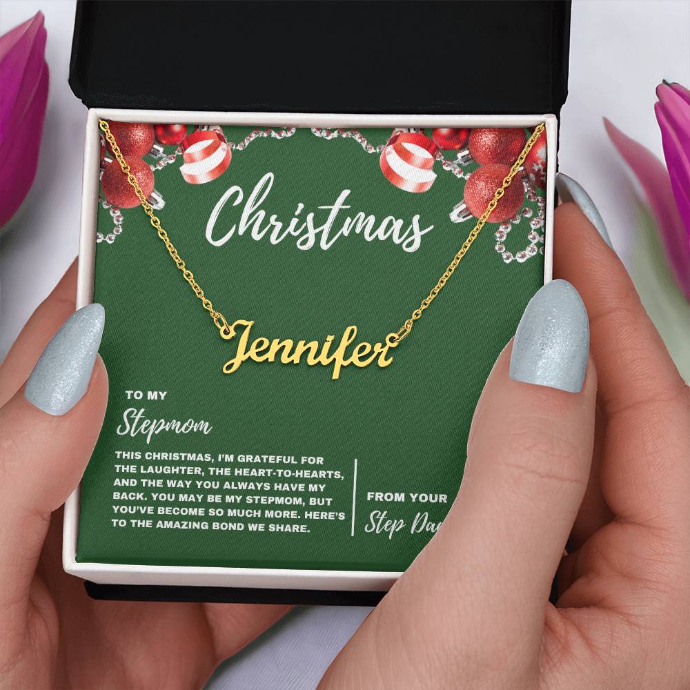 To My Stepmom: A Special Christmas Necklace from Your Stepdaughter