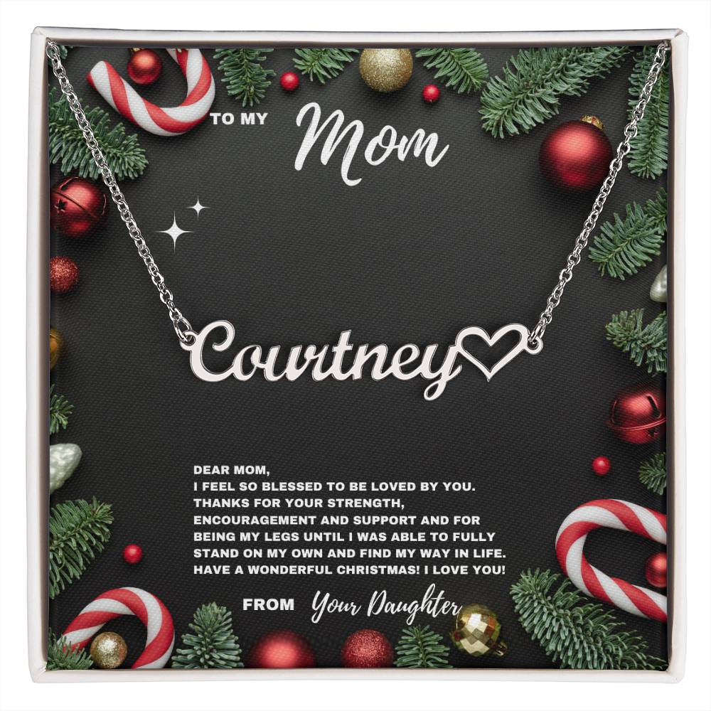 To My Mom: A Loving Christmas Necklace from Your Daughter