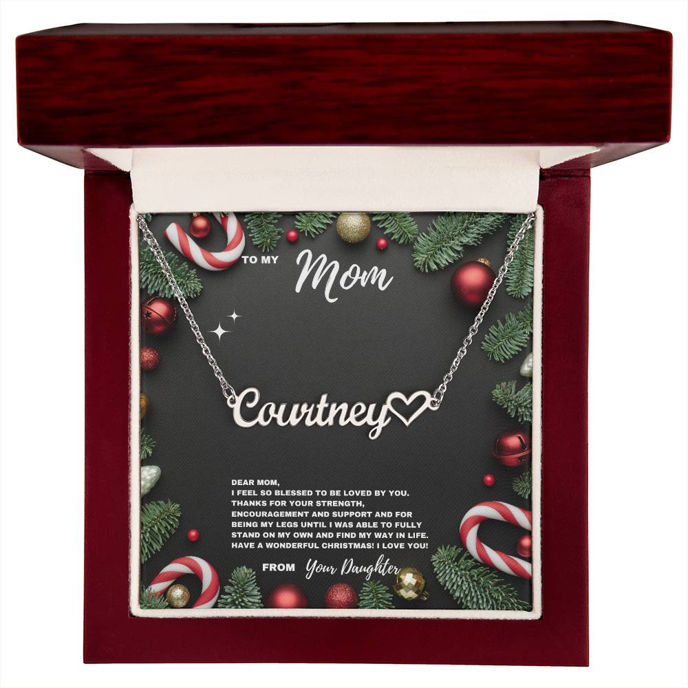 To My Mom: A Loving Christmas Necklace from Your Daughter