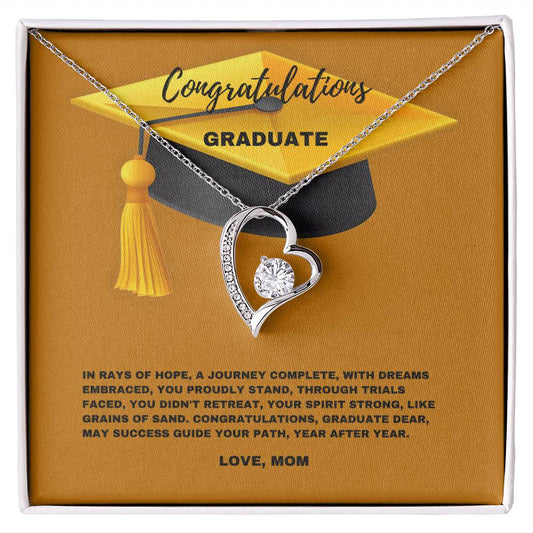 Rays of Hope Graduation Necklace | May Success Guide Your Path- Forever Love Necklace