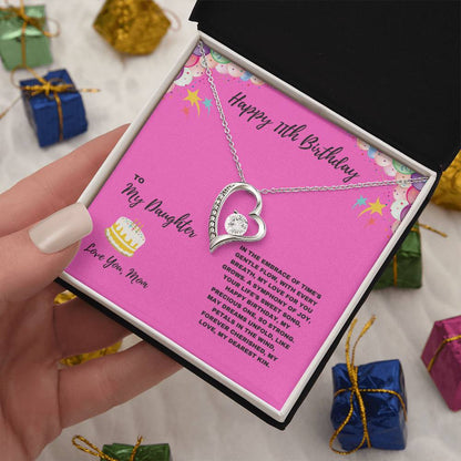 Happy 11th Birthday Jewelry Gift for Daughter from Mom | Meaningful Jewelry Keepsake for Girls