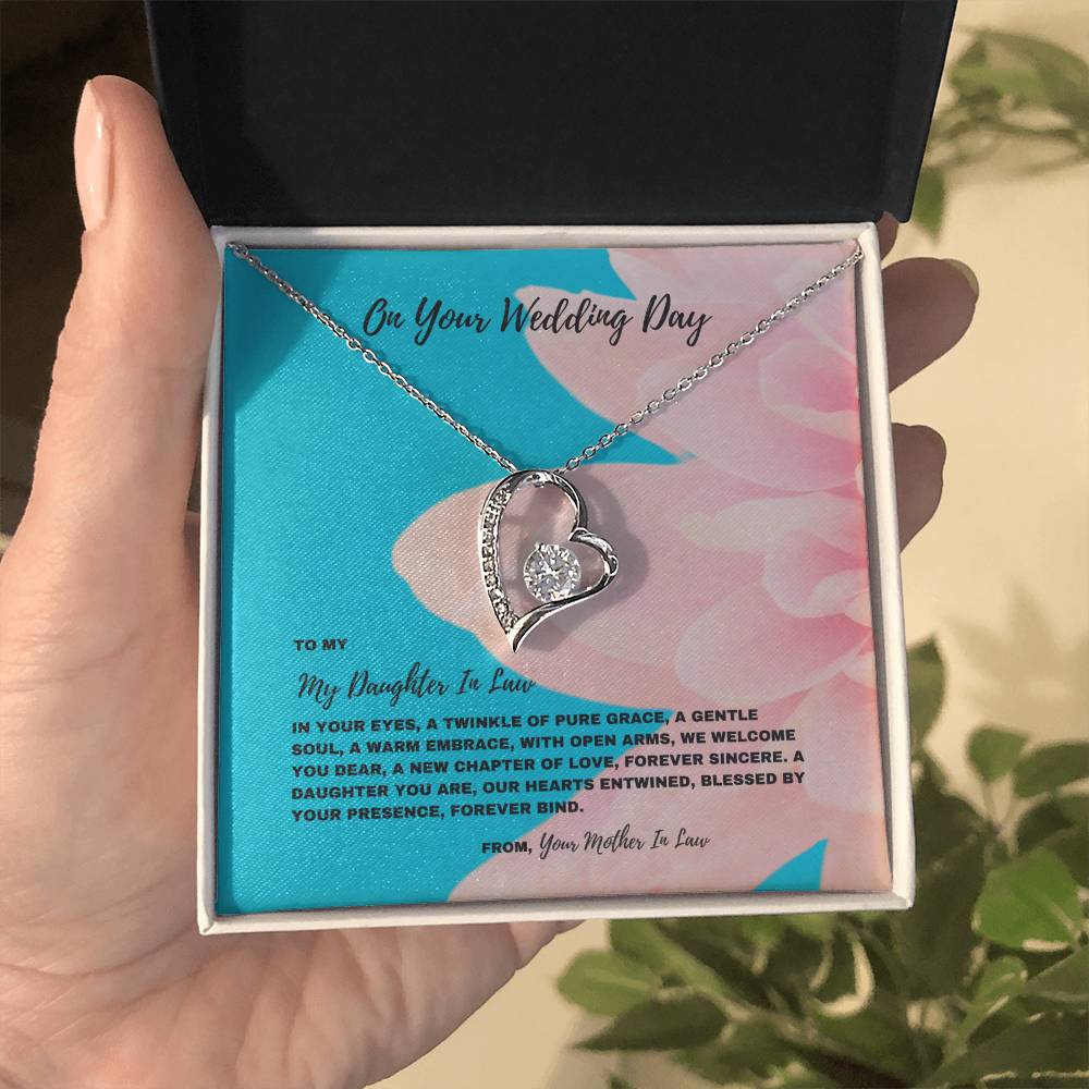 Wedding Day Necklace for Daughter-In-Law | A New Chapter of Love